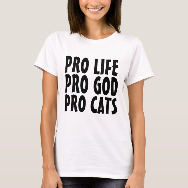 PROleben, GOTT u. KATZEN, CAT-T - Shirts (Vorderseite)