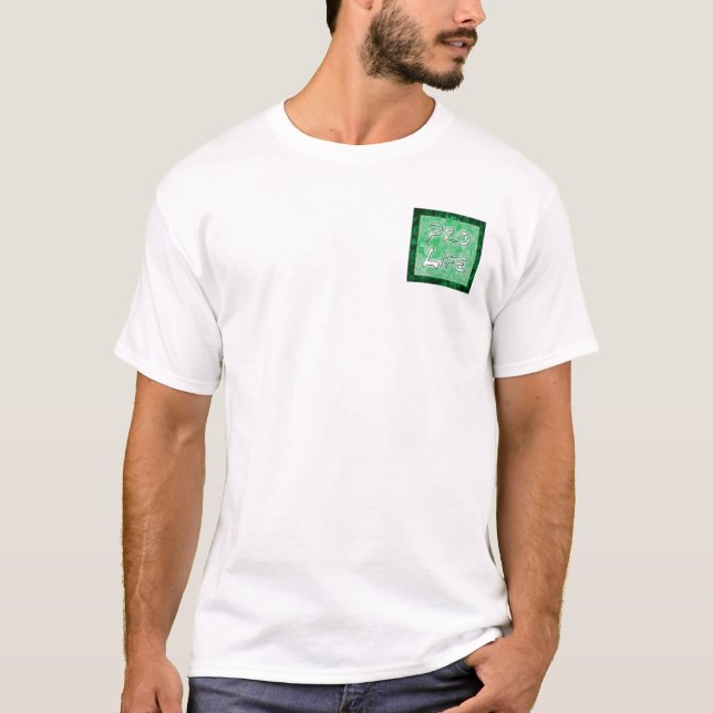 Proleben-Grün-Logo T-Shirt (Vorderseite)