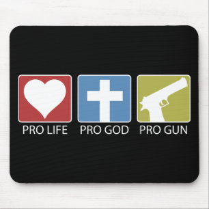 Proleben, Progott, Progewehr Mousepad