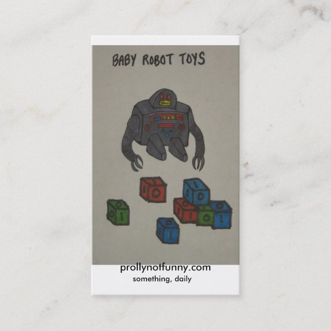 prollynotfunny.com-Visitenkarte 2 Visitenkarte (Vorderseite)