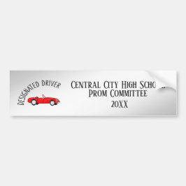 Prom-Autoaufkleber für den festgelegten Treiber Autoaufkleber