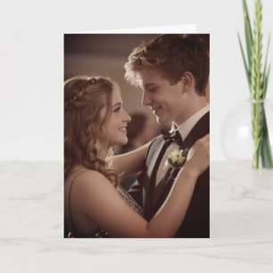 Prom-Einladung Foto zur Abschlussball-Einladung Karte