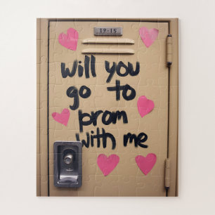 Prom-Einladung   Geh mit mir zum Abschlussball Fra Puzzle