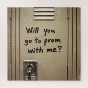 Prom-Einladung Geh mit mir zum Abschlussball Fra Puzzle