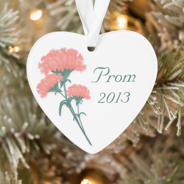 Prom Keepake mit traditionellen rosa Nelken Ornament (Baum)