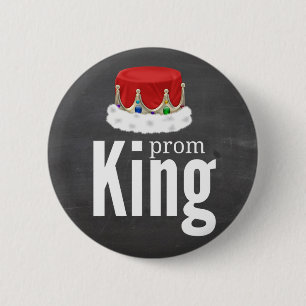 Prom King Button