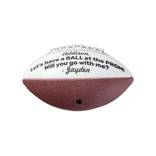Prom or HOCO Propoal Cute Funny Promposal Idea Football