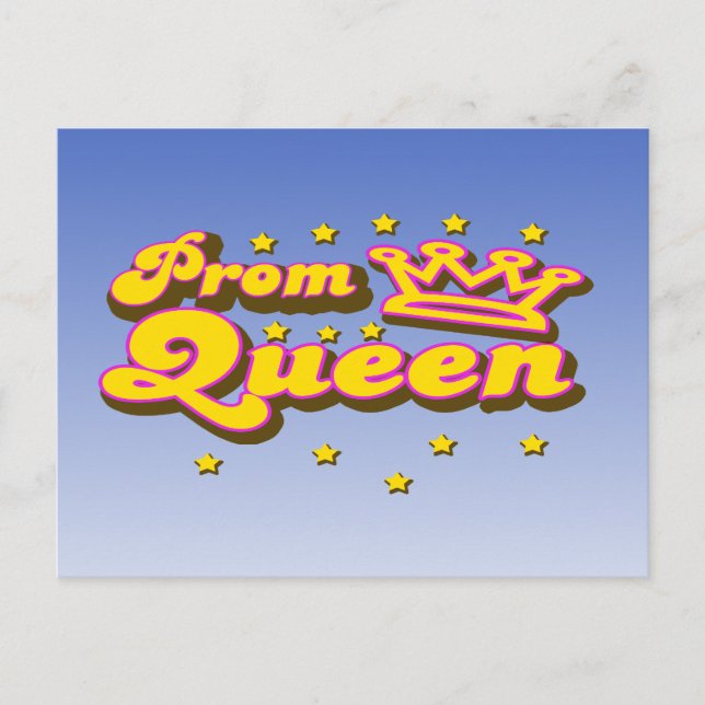 Prom Queen Postkarte (Vorderseite)