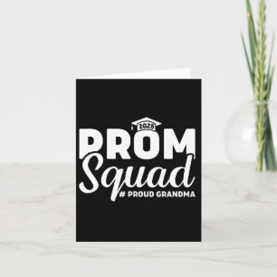 Prom Squad 2025 Proud Oma Graduate Prom Cl of Karte