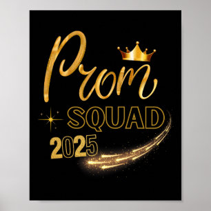 Prom Squad Abschluss Cl von 2025 Party Matching g  Poster