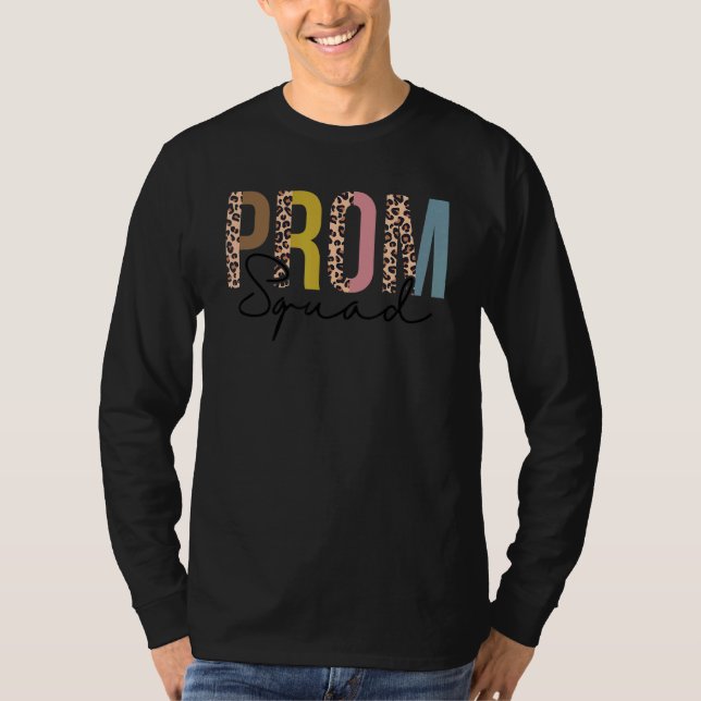 Prom Squad Prom Abschluss Matching Group T-Shirt (Vorderseite)