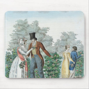 Promenade an den Fontenay-Zusatz-Rosen Mousepad