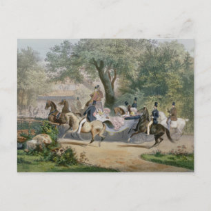 Promenade au Bois Postkarte