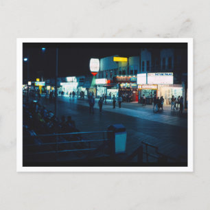 Promenade bei Nacht, Atlantic City, Vintage Postkarte