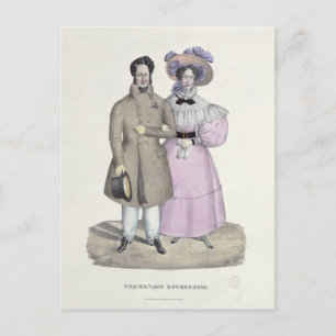 Promenade Bourgeoise Postkarte