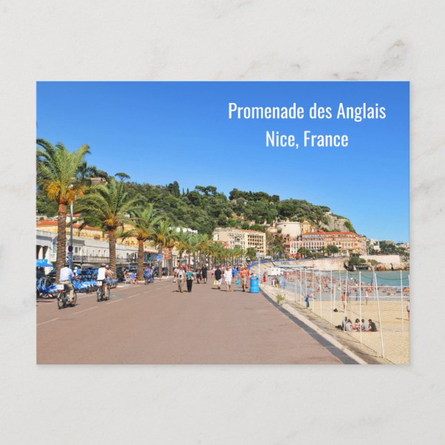 Promenade des Anglais Postkarte (Vorderseite)