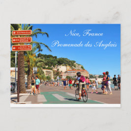 Promenade des Anglais Postkarte