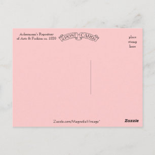 Promenade Dress Ackermann's Repository Postkarte