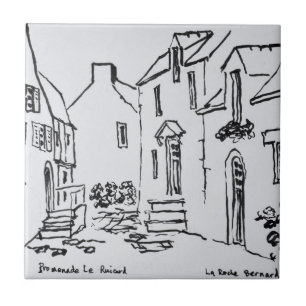 Promenade du Ruicard La Roche-Bernard, Bretagne Fliese