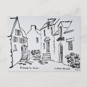 Promenade du Ruicard   La Roche-Bernard, Bretagne Postkarte