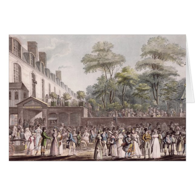 Promenade im türkischen Garten (Vorderseite (Horizontal))