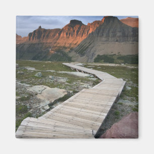 Promenade in Waterton Glacier International Magnet