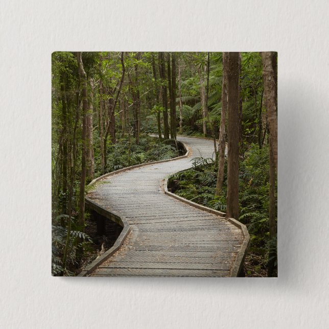 Promenade nach Nelson Falls, Franklin - Gordon Button (Vorderseite)