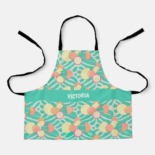 Promenade Pastel Custom Muster Schürze (Vorderseite)