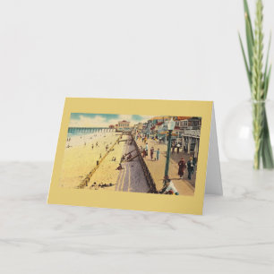 Promenade und Strand Karte
