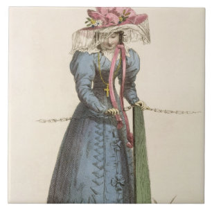 Promenaden-Kleid, Modegeck von Ackermanns Fliese