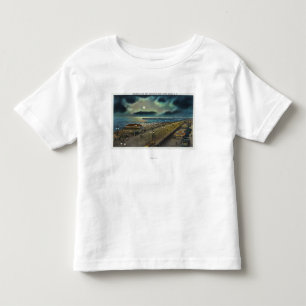Promenaden-und Erholungs-Pavillon-Ansicht nachts Kleinkind T-shirt