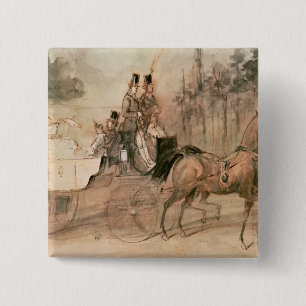 Promenadenau Bois Button