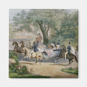 Promenadenau Bois Magnet