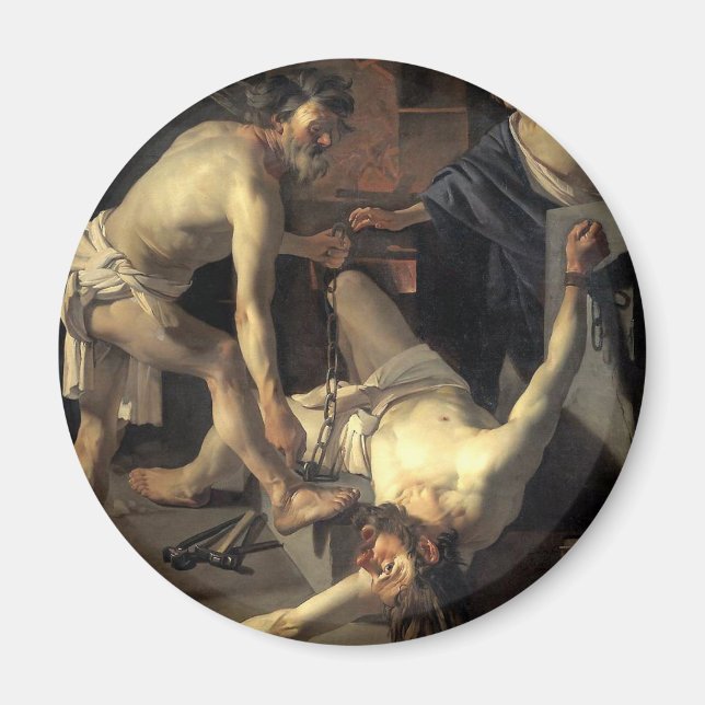 Prometheus wird von Dirck van Baburen verkettet Magnet (Vorne)