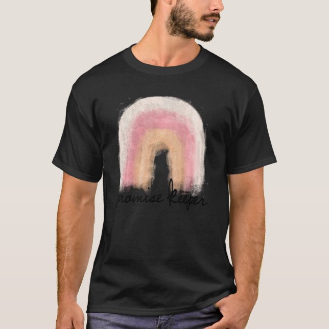 Promise Keeper Genesis 913 Rainbow Gottes Versprec T-Shirt (Vorderseite)
