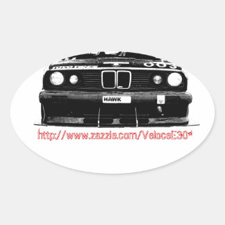 Promo-Aufkleber 2 Ovaler Aufkleber