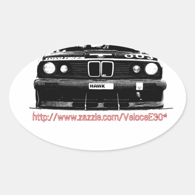 Promo-Aufkleber 2 Ovaler Aufkleber (Vorderseite)