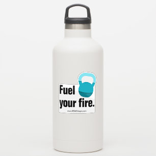 Promo Coach Kettlebell - www - Brenn Dein Feuer Aufkleber
