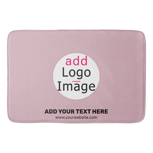 Promo für den Business-Chic - individuelle Dusty-R Badematte (Vorderseite)