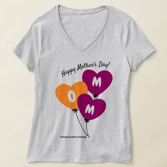 Promo Happy Mother's Day Company Social Connect T-Shirt (Ablage )