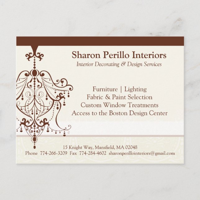 PROMO POSTCARD: Kronleuchter 1L Postkarte (Vorderseite)