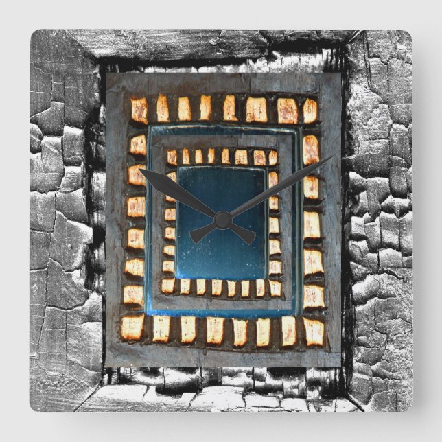Promonisation Quadratische Wanduhr (Vorderseite)