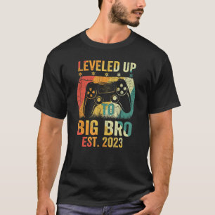 Promoted to Big Brother 2023, Leveled Up to Big Br T-Shirt