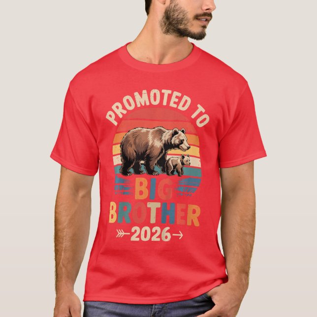 Promoted to Big Brother 2026 retro friend T-Shirt (Vorderseite)