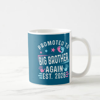 Promoted To Big Brother Again Est. 2026 Vintage Bi Kaffeetasse