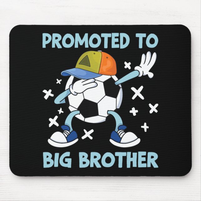 Promoted To Big Brother Soccer Design  Mousepad (Vorne)