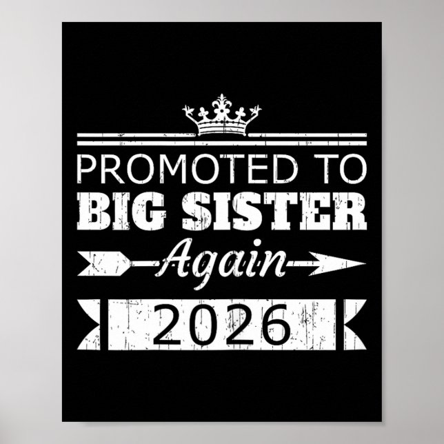 Promoted To Big Sister Again 2026 Big Sis Reveal  Poster (Vorne)