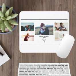 Promoted to Dad Photo Collage – Personalized Mousepad