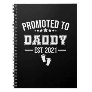 Promoted To Daddy 2021 First Time Fathers Notizblock