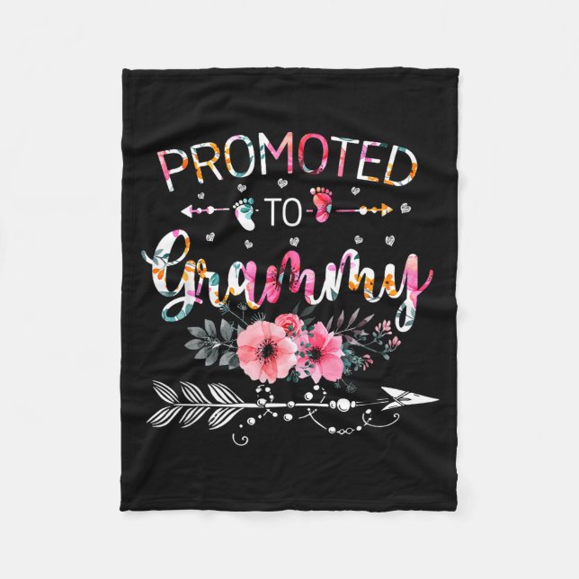 Promoted To Grammy Announcement Funny New Grammy M Fleecedecke (Vorderseite)